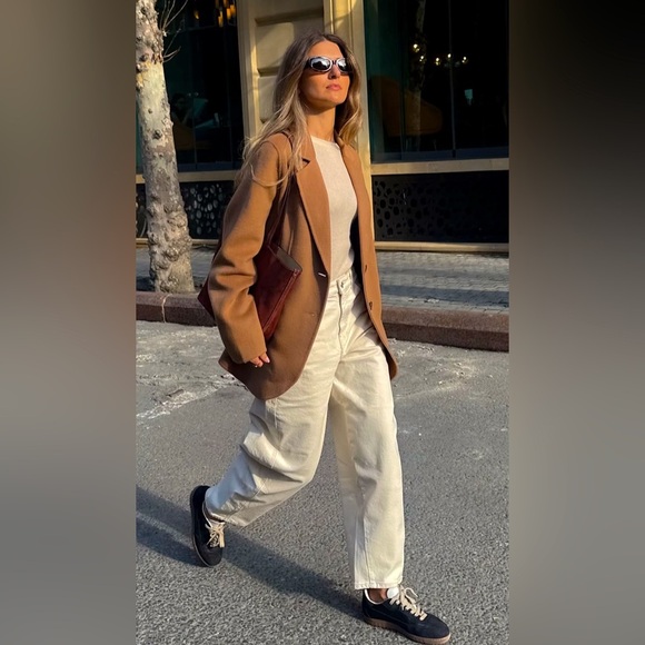 NWT Armani Low Rise 90s Flare Baggy Wide Leg Street Pant Jeans - Picture 1 of 6